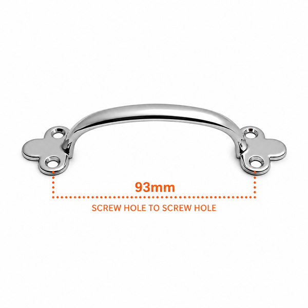 011S Plain Chrome Pull Handle
