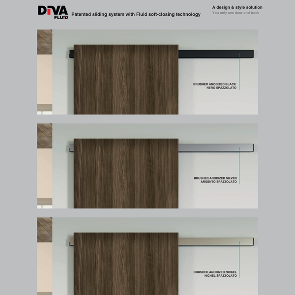Terno Diva Fluid Italian Sliding Barn Door