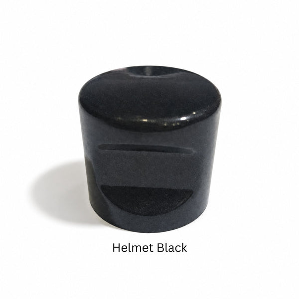 3055 Helmet Black Plastic Knob