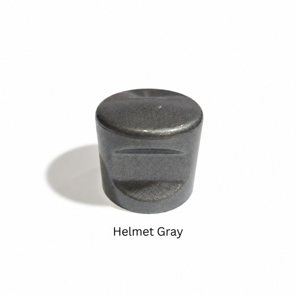 3055 Helmet Gray Plastic Knob