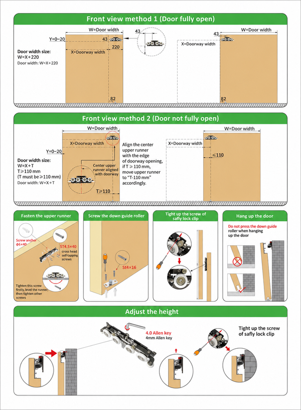 Soft Close Invisible Roller & Track Set (Stock Sale)