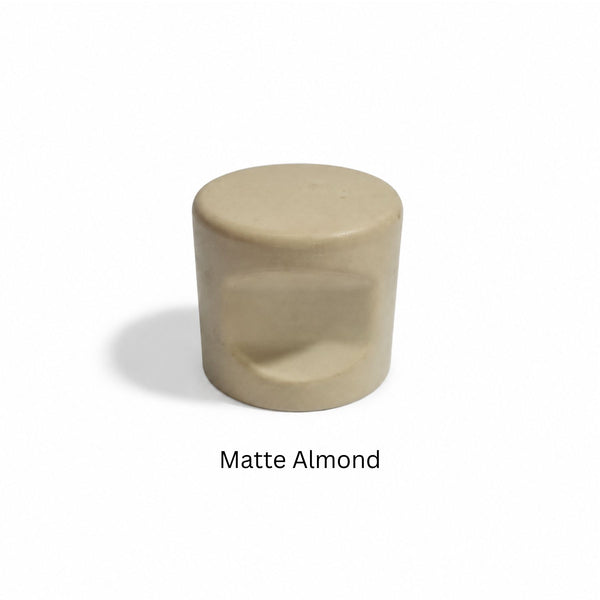 3055 Matte Beige Plastic Knob
