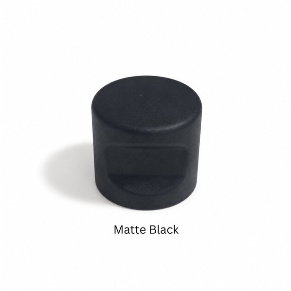 3055 Matte Black Plastic Knob