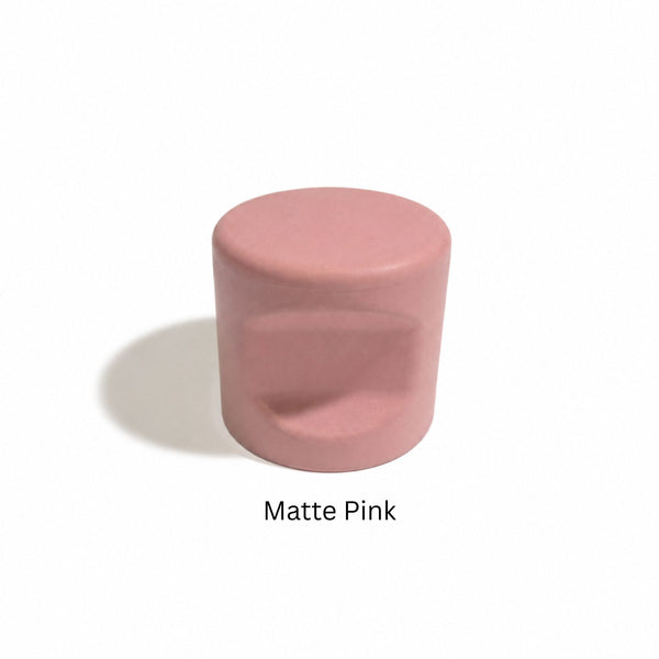 3055 Matte Pink Plastic Knob