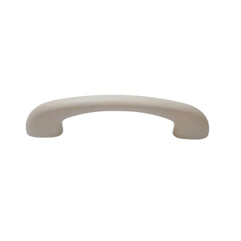 3296 Plastic Matte White Pull Handle