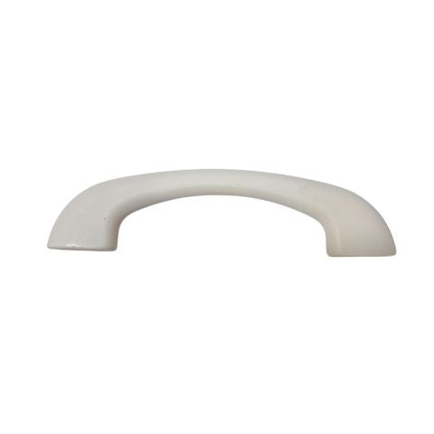 3296 Plastic Matte White Pull Handle
