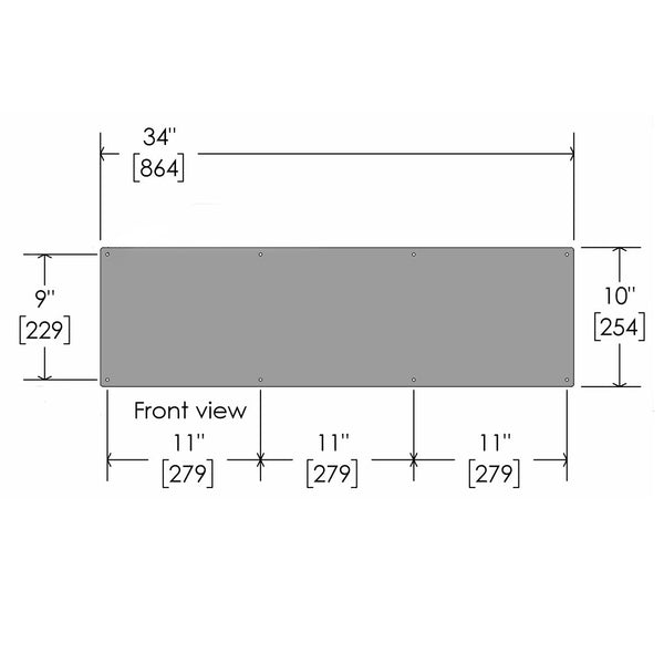 Entrance Door Stainless Kick Plate