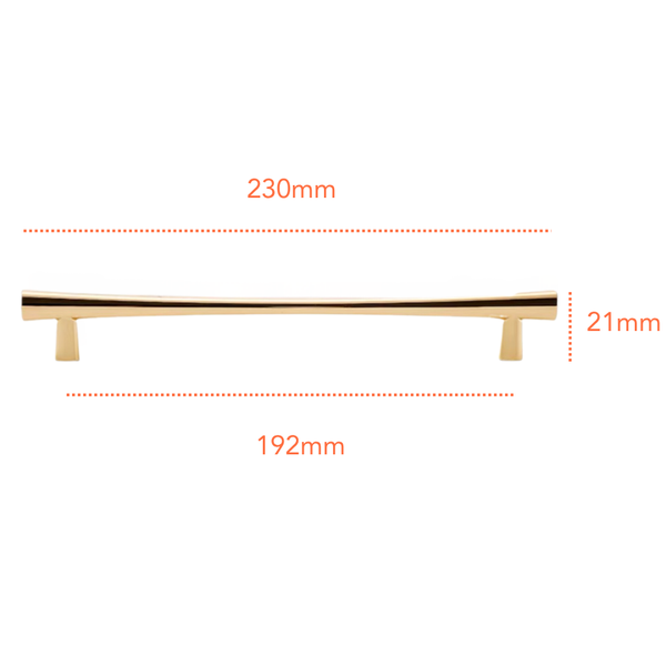 PB507 Polished Brass Handle (PREORDER)