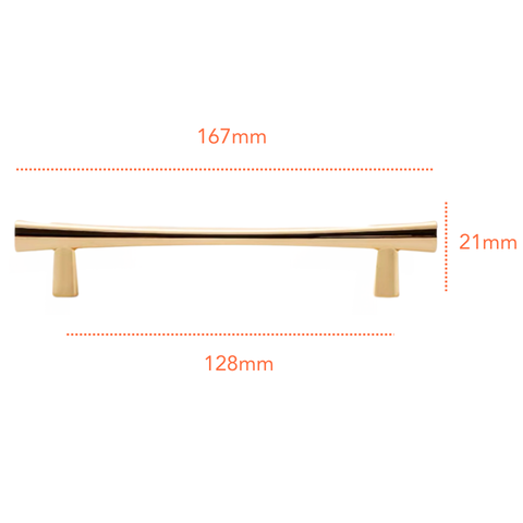 PB507 Polished Brass Handle (PREORDER)