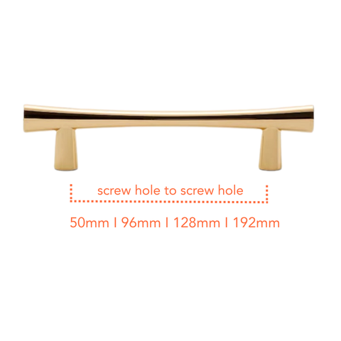 PB507 Polished Brass Handle (PREORDER)