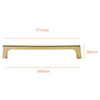 PB603 Polished Brass Handle (PREORDER)
