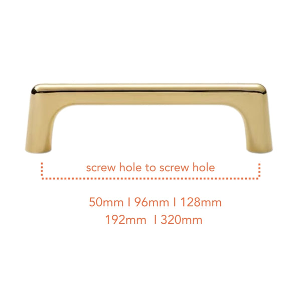 PB603 Polished Brass Handle (PREORDER)