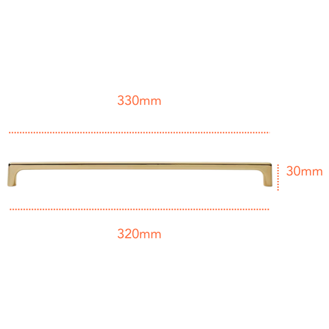 PB603 Polished Brass Handle (PREORDER)