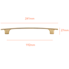 PB605 Polished Brass Handle (PREORDER)
