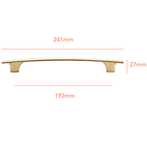 PB605 Polished Brass Handle (PREORDER)