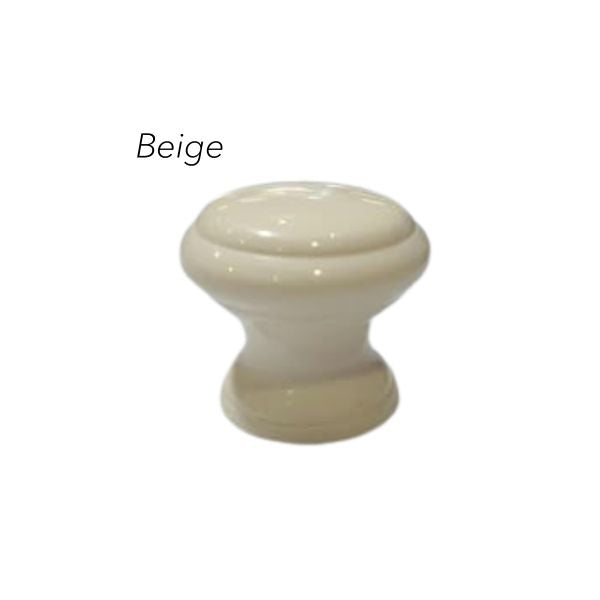 6208 Beige Plastic Knob Handle For Cabinet