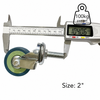 Screw Type Gray Rubber Caster 2inches and 3 inches