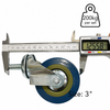 Screw Type Gray Rubber Caster 2inches and 3 inches