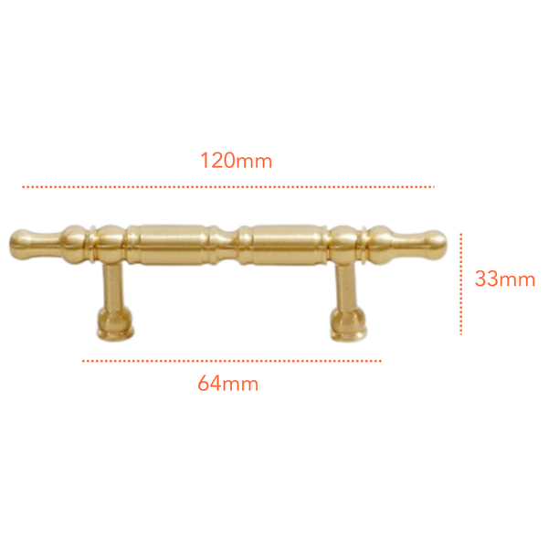 SG031 Matte Gold Handle (PREORDER)