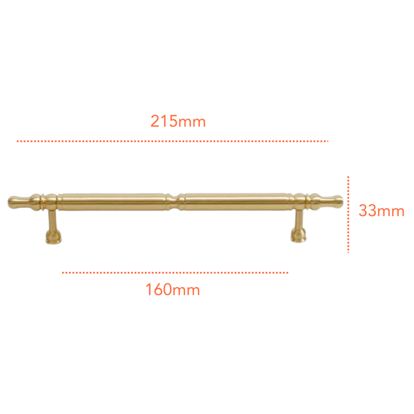SG031 Matte Gold Handle (PREORDER)