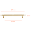SG031 Matte Gold Handle (PREORDER)