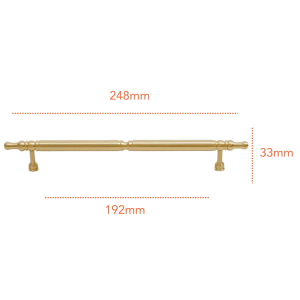 SG031 Matte Gold Handle (PREORDER)