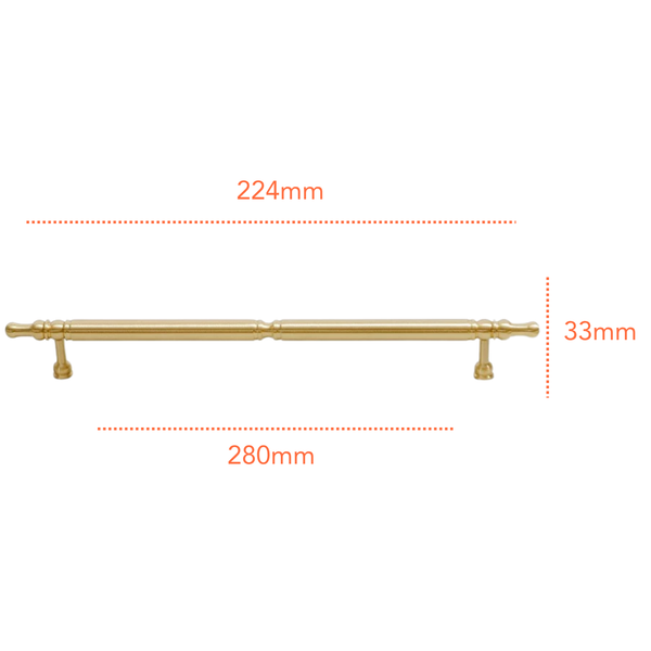 SG031 Matte Gold Handle (PREORDER)
