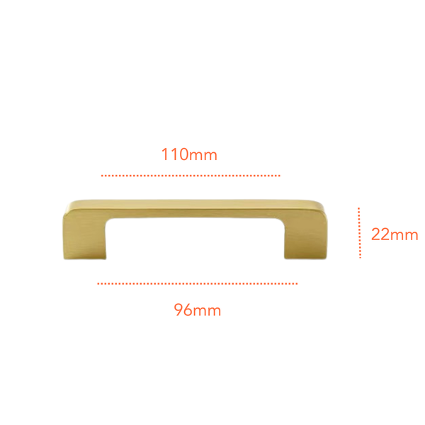 SG25 Matte Gold Handle (PREORDER)