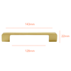 SG25 Matte Gold Handle (PREORDER)