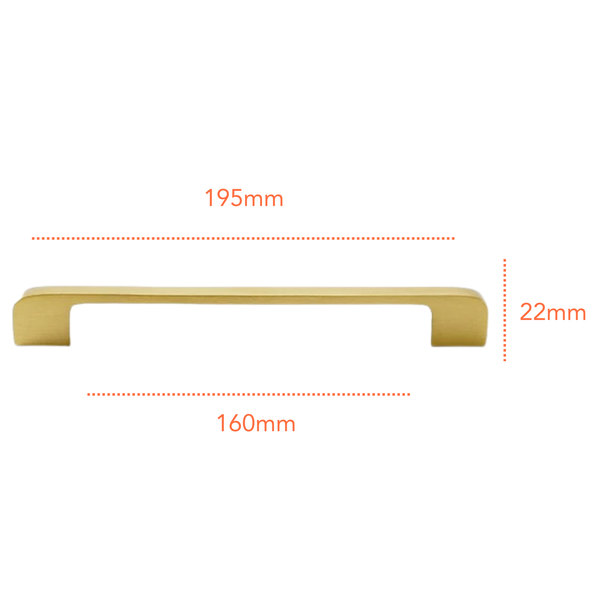 SG25 Matte Gold Handle (PREORDER)