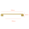 SG25 Matte Gold Handle (PREORDER)