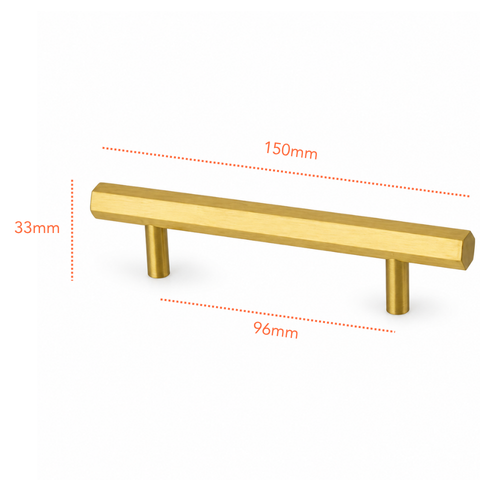 SG782 Matte Gold Handle (PREORDER)