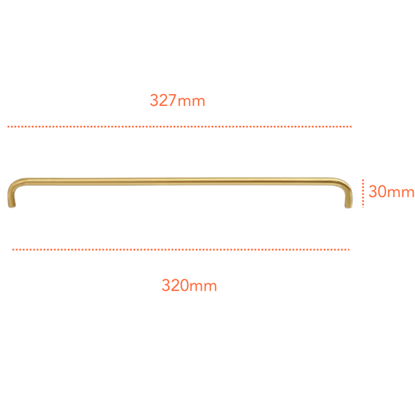 SG861 Matte Gold Handle (PREORDER)
