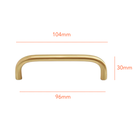 SG861 Matte Gold Handle (PREORDER)
