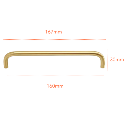 SG861 Matte Gold Handle (PREORDER)