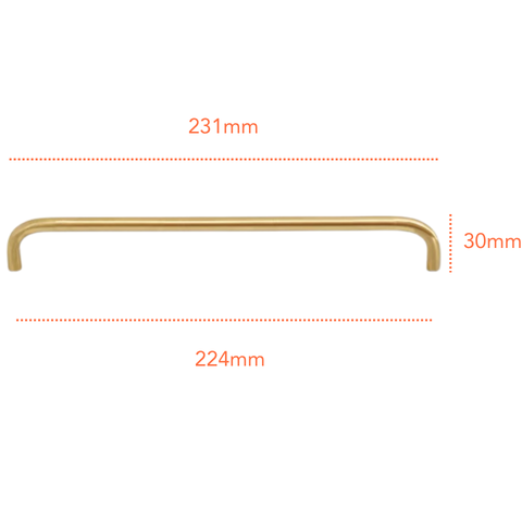 SG861 Matte Gold Handle (PREORDER)