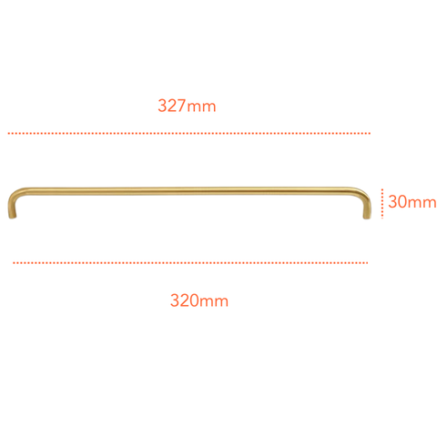 SG861 Matte Gold Handle (PREORDER)