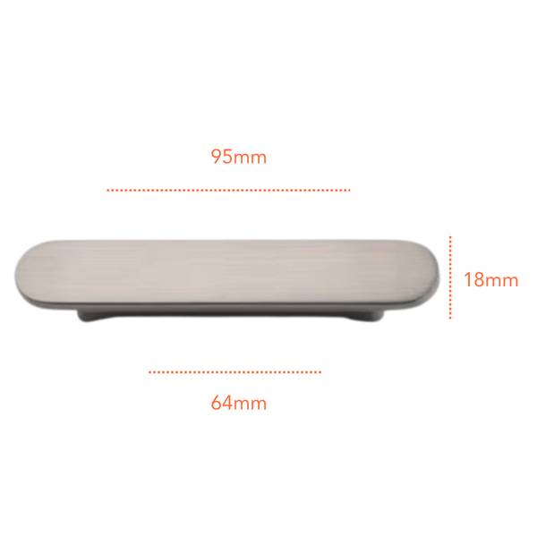 SN108 Satin Nickel Handle (PREORDER)