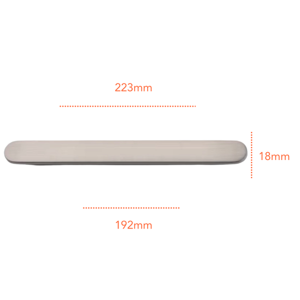 SN108 Satin Nickel Handle (PREORDER)