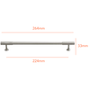 SN661 Solid Brass Handle (PREORDER)