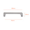 SN8361 Satin Nickel Handle (PREORDER)