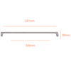 SN8361 Satin Nickel Handle (PREORDER)