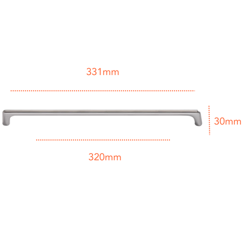 SN8361 Satin Nickel Handle (PREORDER)