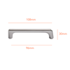 SN8361 Satin Nickel Handle (PREORDER)