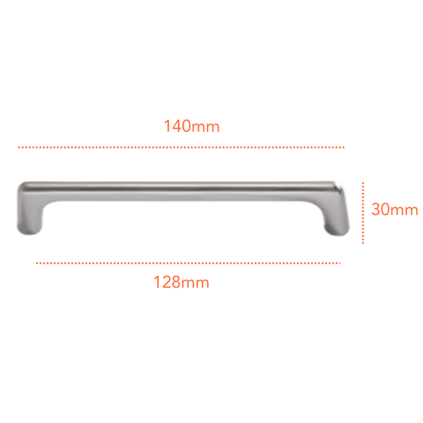 SN8361 Satin Nickel Handle (PREORDER)