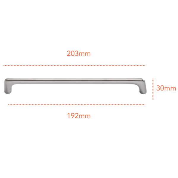 SN8361 Satin Nickel Handle (PREORDER)