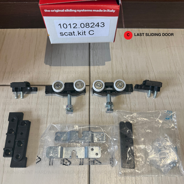 TERNO T-Belt Classic Telescopic Synchronous Sliding Door Kit