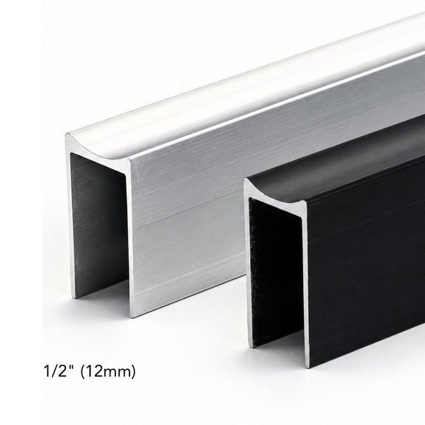 1/2 Aluminum U-Channel