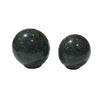 3129 Rounded Forest Marble Marble Plastic Knob