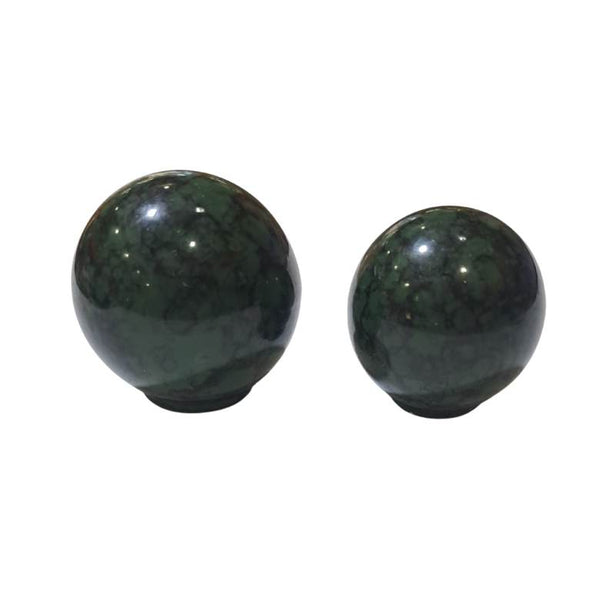 3129 Rounded Forest Marble Marble Plastic Knob